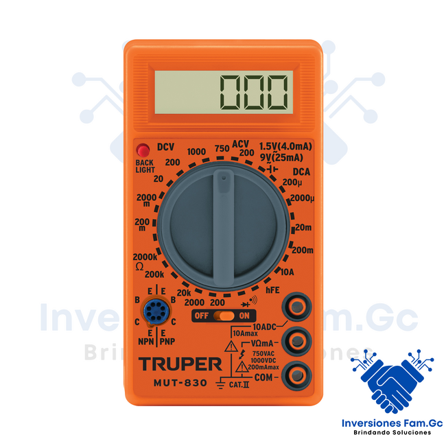 MULTITÉSTER DIGITAL ESCOLAR TRUPER