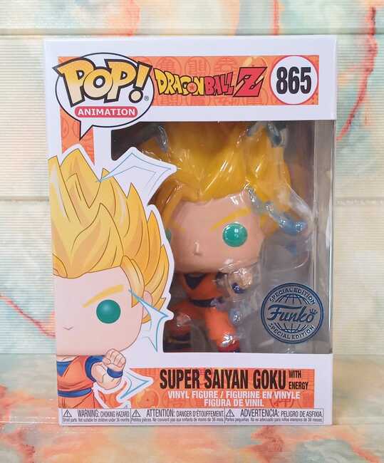 Funko POP! Animes / Dragon Ball Z - Super Saiyan Goku with Energy