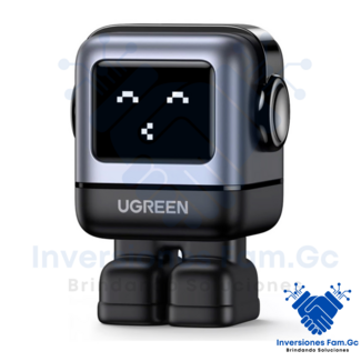 ADAPTADOR/CARGADOR DE CORRIENTE UGREEN UNO, USB-C 65W, PUERTOS 2 X USB-C / 1 X USB-A