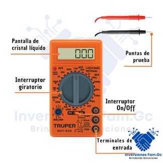 MULTITÉSTER DIGITAL ESCOLAR TRUPER