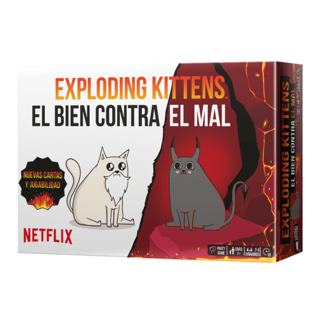 Exploding Kittens el bien contra el mal en español