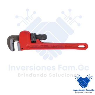 LLAVE STILSON 10" CUERPO DE HIERRO MALEABLE, PRETUL