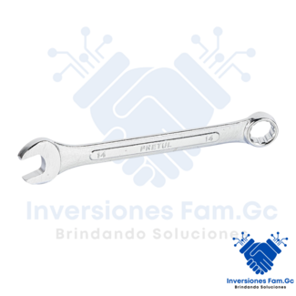 LLAVE MIXTA 14 MM X 180 MM DE LARGO PRETUL