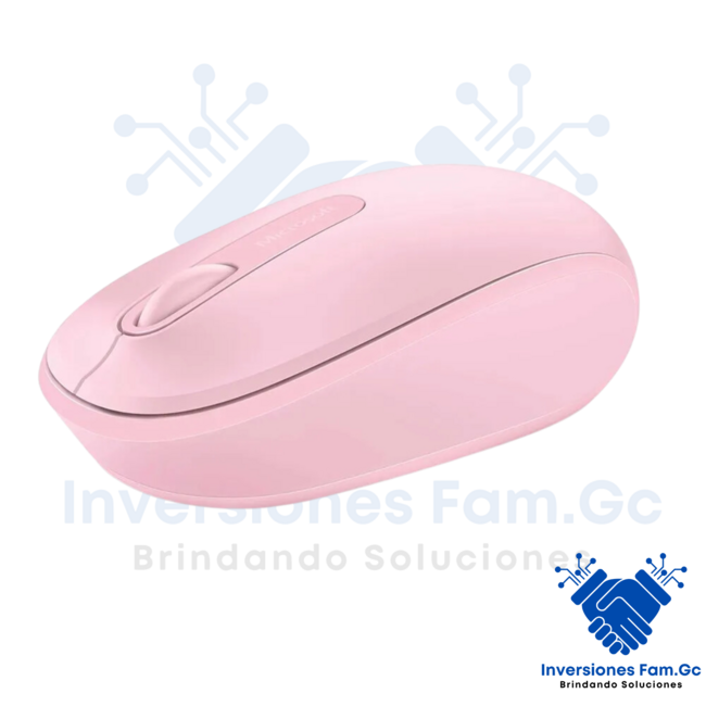 MOUSE NB Wireless MICROSOFT 1850 Pink