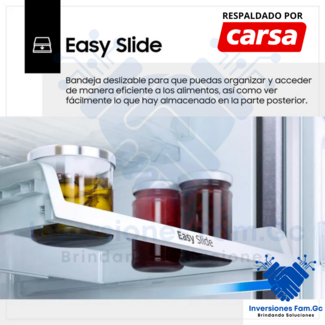 REFRIGERADORA SAMSUNG 234L RT22FARADS8 PLATA