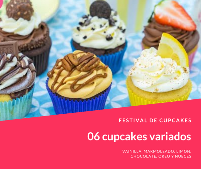 Sixpack Cupcakes Variados