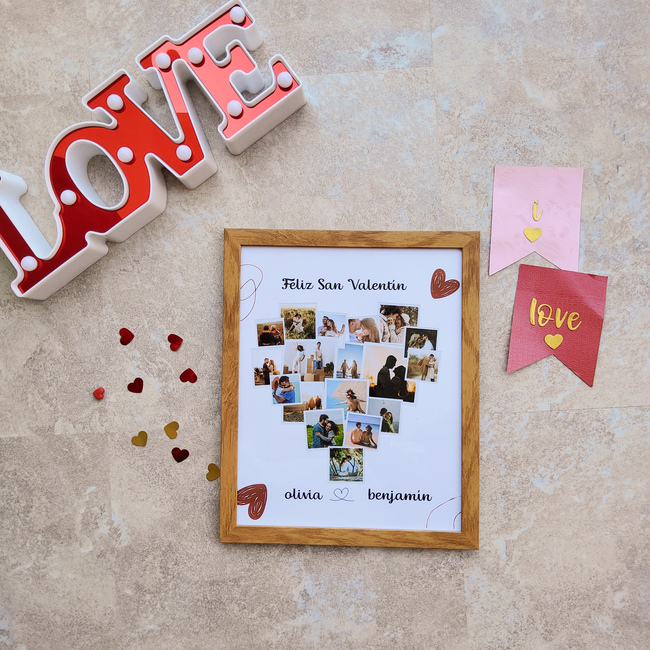 Corazón collage