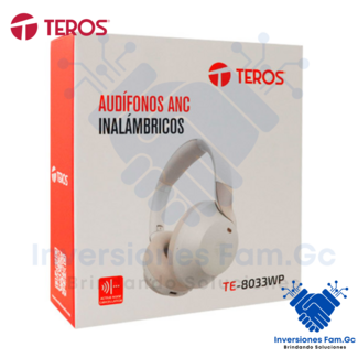 AUDIFONO TEROS TE-8033WP WIRELESS BLANCO