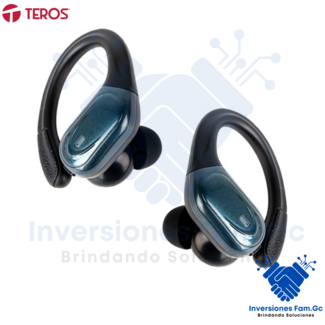 AUDÍFONOS TEROS TE-80710N, BLUETOOTH, TWS, NEGRO