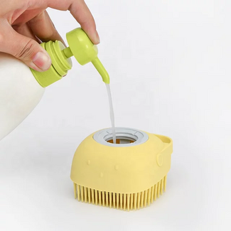 Cepillo dispensador para baño