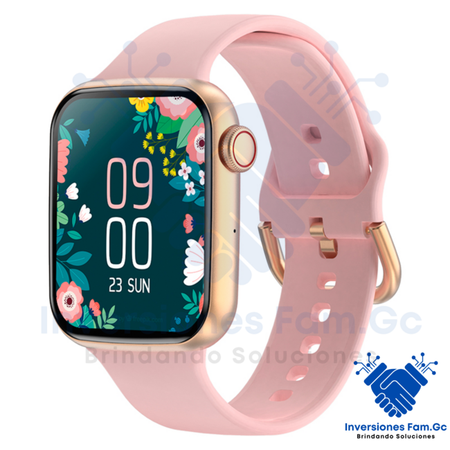 RELOJ INTELIGENTE TEROS TE-8080RG, 1.78" AMOLED, IP68, BLUETOOTH 5.1, ORO ROSA