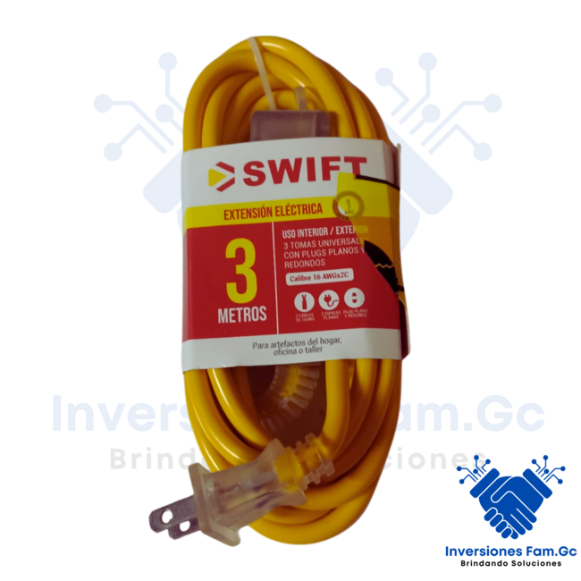 EXTENSION 3M +03 TOMAS UNIVERSAL 16AWGX2C -SWIFT