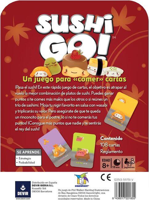 Sushi go en español