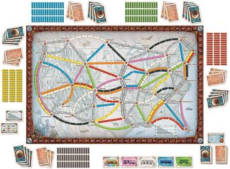 Ticket to ride en Inglés (aventureros al tren)