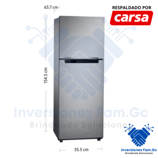 REFRIGERADORA SAMSUNG 234L RT22FARADS8 PLATA