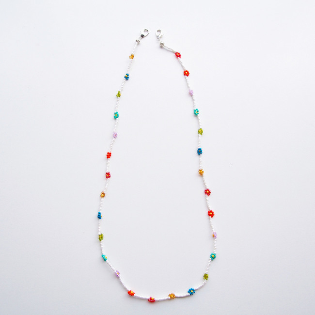 Mask/Glasses chain White×Colorful