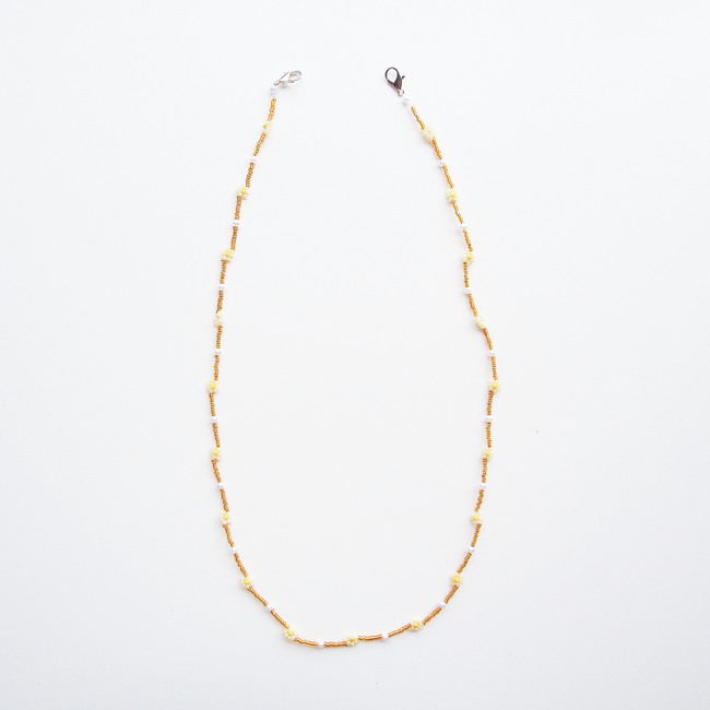 Mask/Glasses chain Golden Yellow