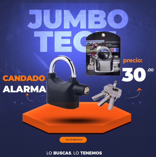 CANDADO ALARMA