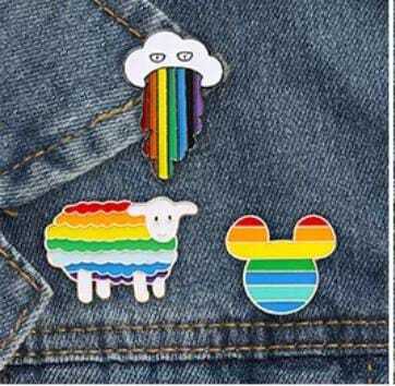 BROCHE ARCOIRIS OVEJA- MICKEY - NUBE