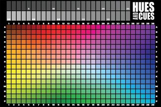 Hues and cues en inglés