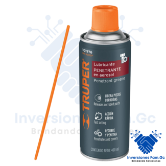 LUBRICANTE ANTIOXIDANTE EN AEROSOL DE 400 ML TRUPER