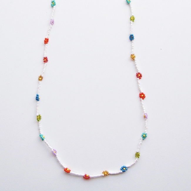 Mask/Glasses chain White×Colorful