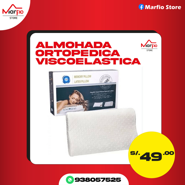 ALMOHADA VISCOELASTICA ORTOPÉDICA