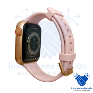 RELOJ INTELIGENTE TEROS TE-8080RG, 1.78" AMOLED, IP68, BLUETOOTH 5.1, ORO ROSA