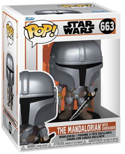 Funko Pop! Star Wars / The Mandalorian with Dark Saber