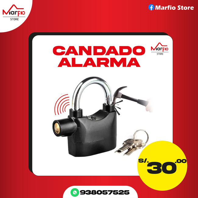 CANDADO ALARMA